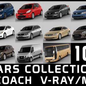 10 cars collection coach