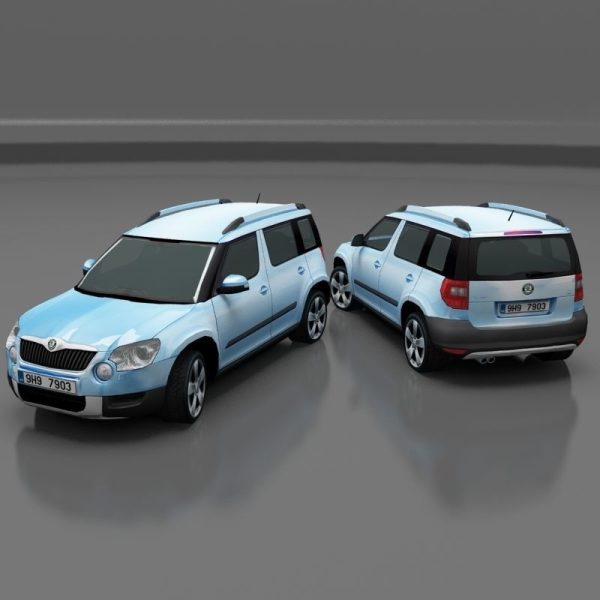 10 - City cars models 3D model
