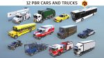 12 Cars and Trucks - PBR