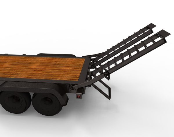 12000 GVWR Standard Wood Floor Equipment Trailer