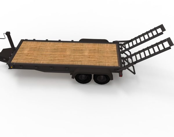 12000 GVWR Standard Wood Floor Equipment Trailer