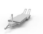 12000 GVWR Standard Wood Floor Equipment Trailer