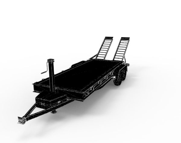 12000 GVWR Standard Wood Floor Equipment Trailer