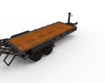 12000 GVWR Standard Wood Floor Equipment Trailer
