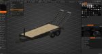 12000 GVWR Standard Wood Floor Equipment Trailer