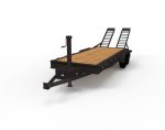 12000 GVWR Standard Wood Floor Equipment Trailer