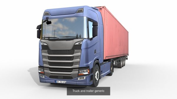 13 - low poly city cars and trucks