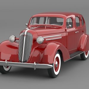 1936 Chevrolet Master De Luxe 4 Door Sports Sedan