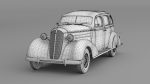 1936 Chevrolet Master De Luxe 4 Door Sports Sedan