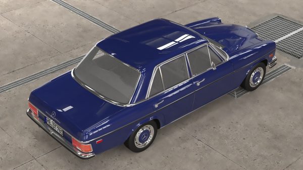 1975 model Mercedes Benz W114 sedan car