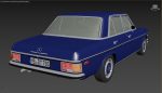 1975 model Mercedes Benz W114 sedan car