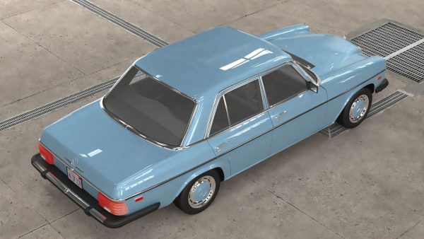 1968-1975 model Mercedes Benz W114 sedan car