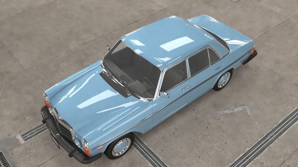 1968-1975 model Mercedes Benz W114 sedan car