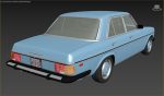 1968-1975 model Mercedes Benz W114 sedan car