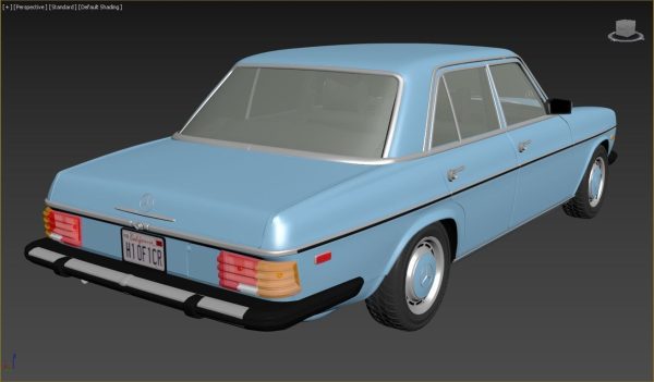 1968-1975 model Mercedes Benz W114 sedan car