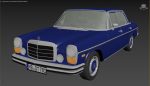 1975 model Mercedes Benz W114 sedan car