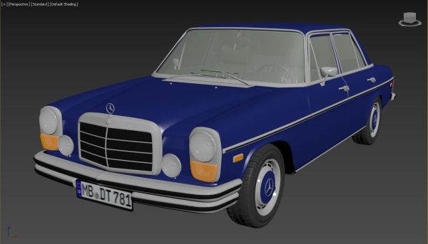 1975 model Mercedes Benz W114 sedan car