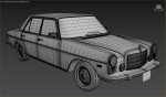 1968-1975 model Mercedes Benz W114 sedan car