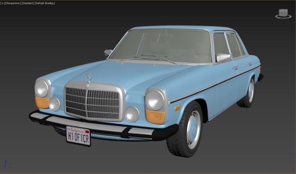 1968-1975 model Mercedes Benz W114 sedan car