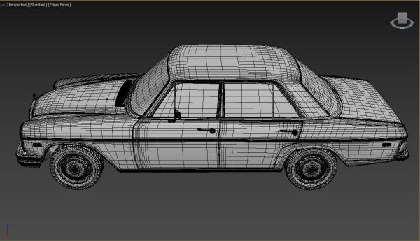 1975 model Mercedes Benz W114 sedan car