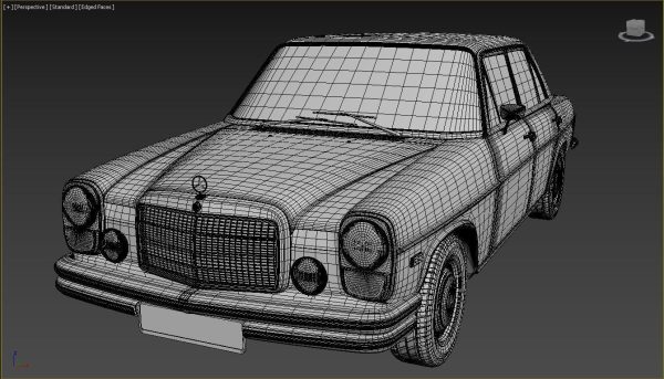 1975 model Mercedes Benz W114 sedan car