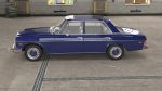 1975 model Mercedes Benz W114 sedan car