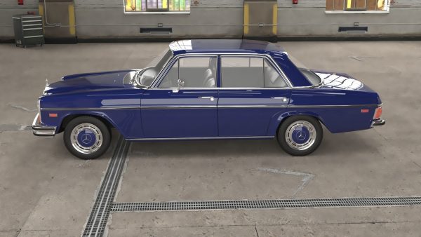 1975 model Mercedes Benz W114 sedan car