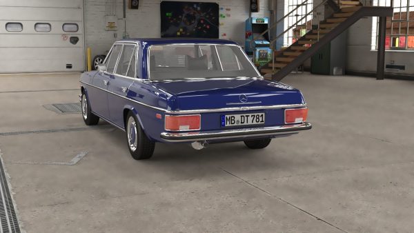 1975 model Mercedes Benz W114 sedan car