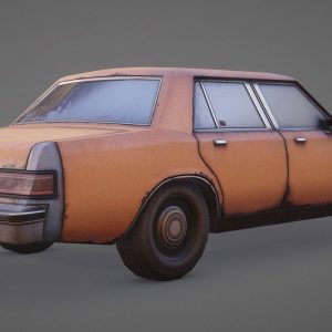 1980s Generic Sedan