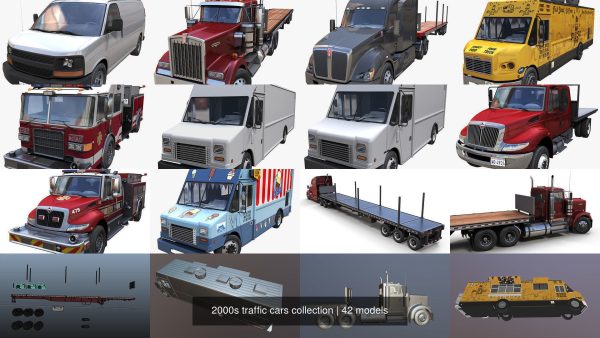 2000s traffic cars collection