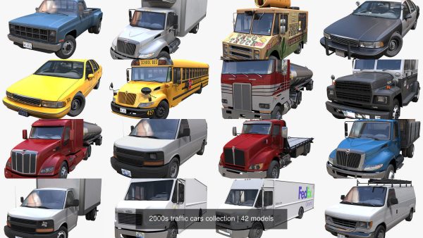 2000s traffic cars collection