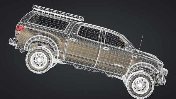 2012 Toyota Tundra Rigged C4D