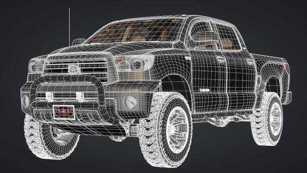 2012 Toyota Tundra Rigged C4D