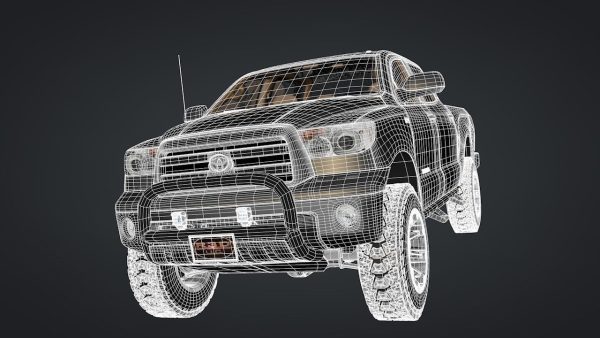 2012 Toyota Tundra Rigged C4D