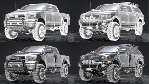 2012 Toyota Tundra Rigged C4D