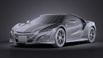 Acura NSX 2016 VRAY