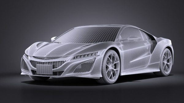 Acura NSX 2016 VRAY