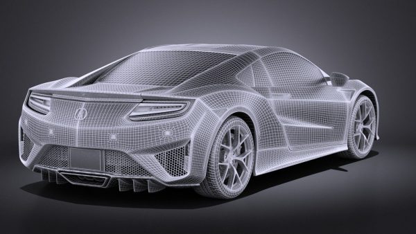Acura NSX 2016 VRAY
