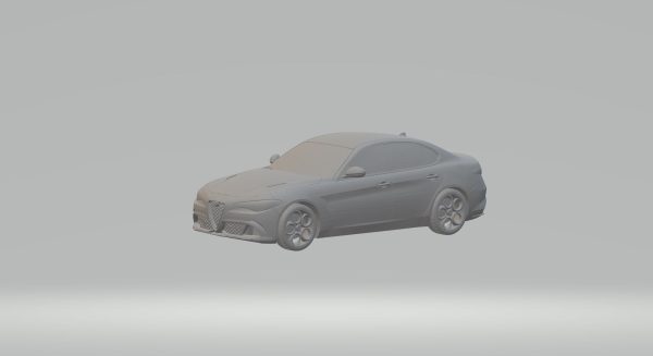 ALFA ROMEO GIULIA CAR 3D PRINTING STL FILE