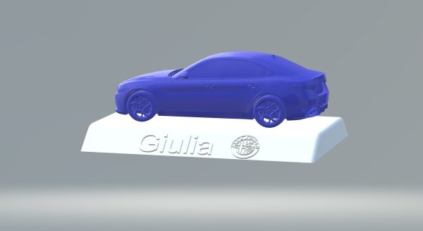 ALFA ROMEO GIULIA CAR 3D PRINTING STL FILE