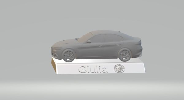 ALFA ROMEO GIULIA CAR 3D PRINTING STL FILE