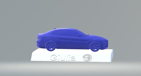 ALFA ROMEO GIULIA CAR 3D PRINTING STL FILE