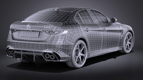 Alfa Romeo Giulia Quadrifoglio 2016 VRAY