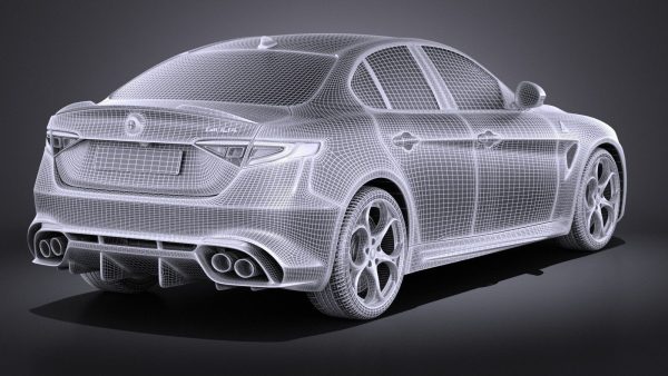 Alfa Romeo Giulia Quadrifoglio 2016 VRAY