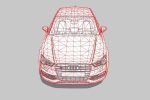 Audi A3 Limousine 3d blueprint