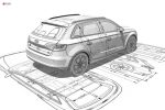Audi A3 Sportback 3d blueprint