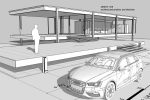 Audi A3 Sportback 3d blueprint