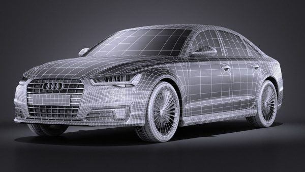 Audi A6L e-tron 2017 VRAY