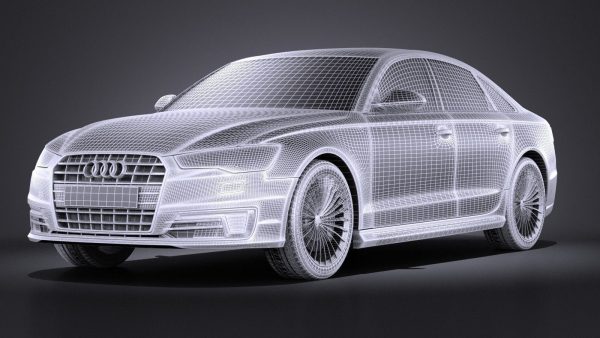 Audi A6L e-tron 2017 VRAY