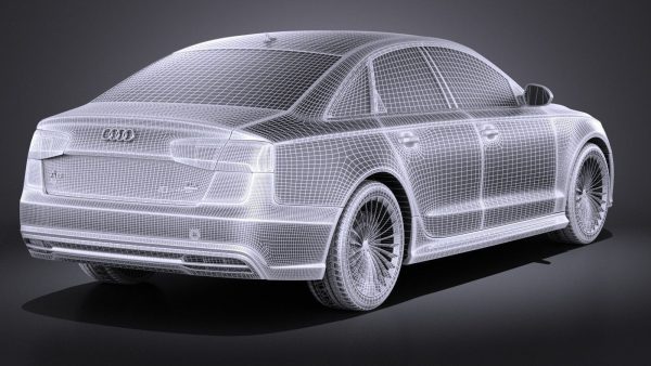 Audi A6L e-tron 2017 VRAY